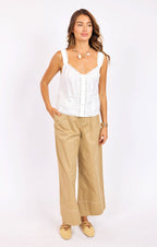 percy lace trim cami