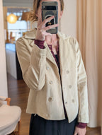 the wendy - ivory corduroy blazer