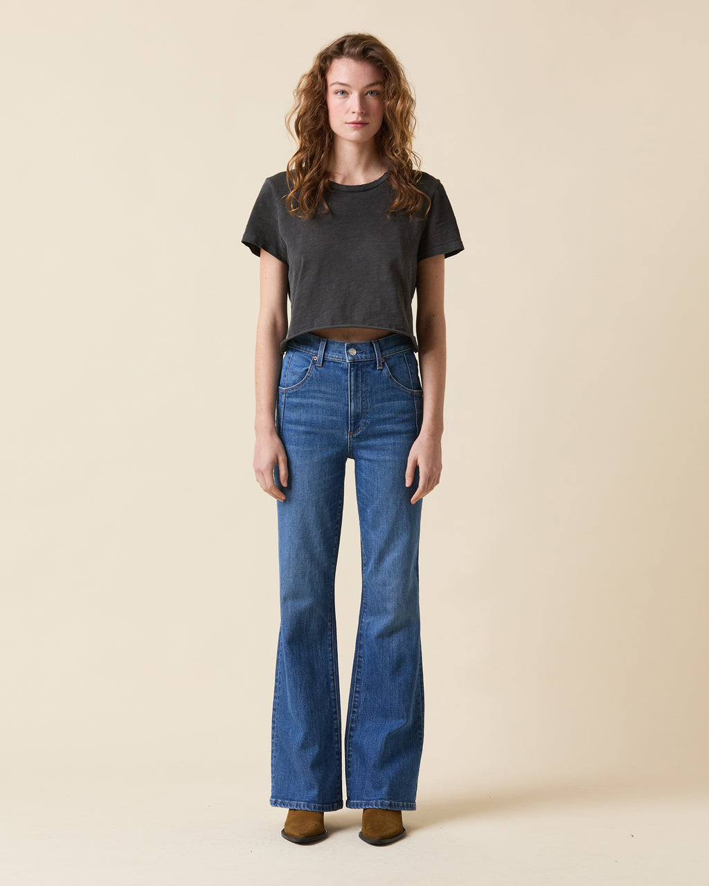 farrah flare in bohemian blue