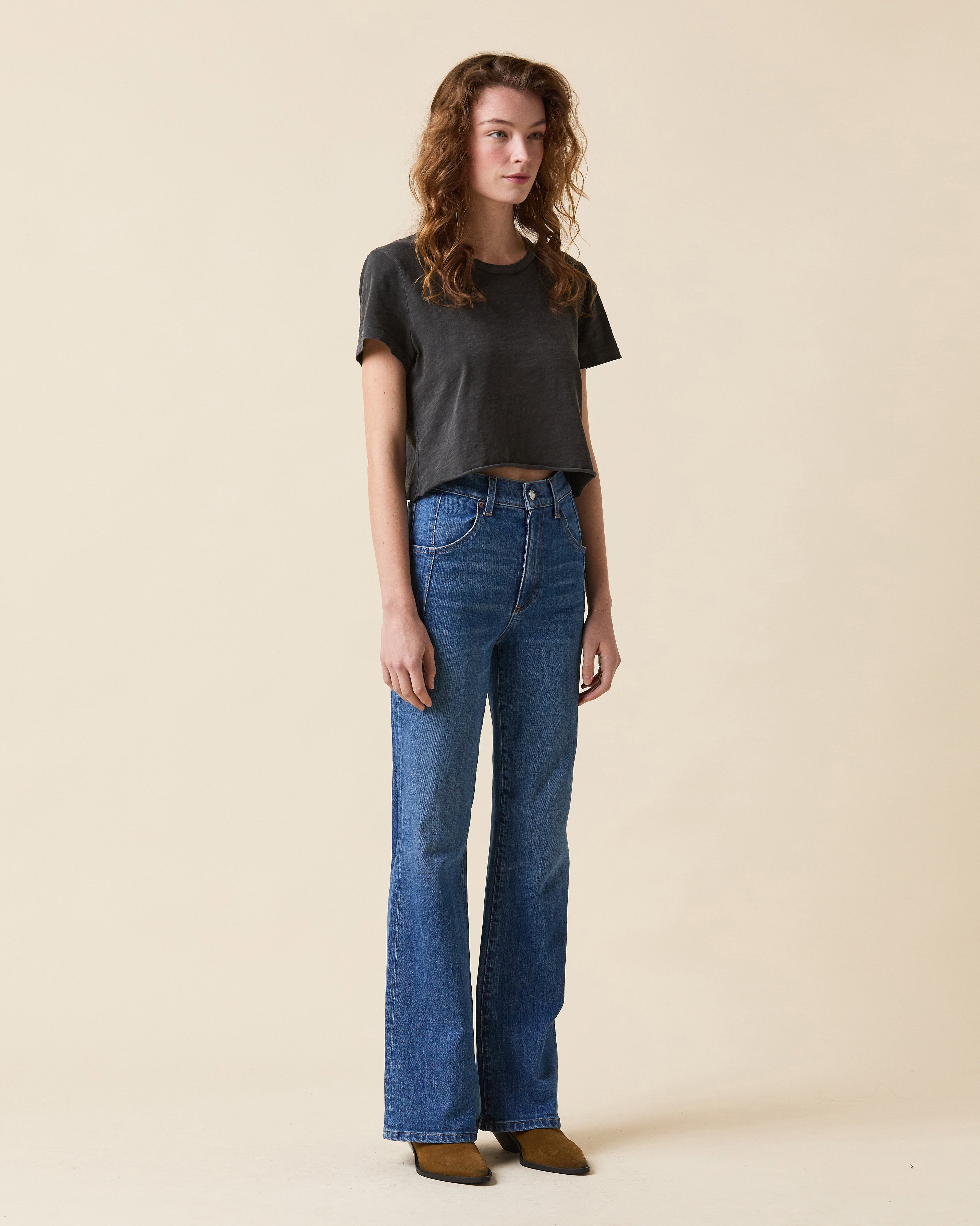 farrah flare in bohemian blue