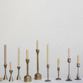 hand forged iron tapers - set of 2