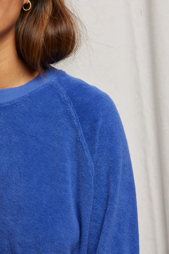 saylor sweatshirt in violet blue