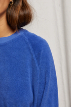 saylor sweatshirt in violet blue