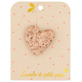 girls heart brooch