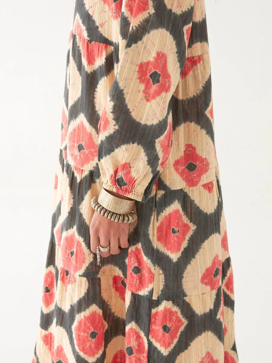 the teo dress in casiopea volcano