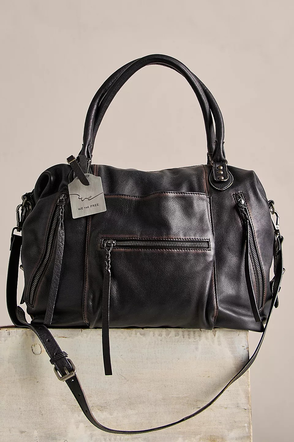 emerson tote bag in black