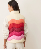 sunset puffer vest