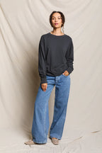 tyler french terry in vintage black