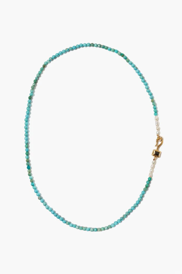 santos necklace in turquoise mix