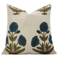 bohemian block print 20 x 20 pillow - dahlia