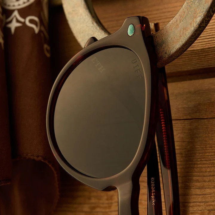 beth in sequoia + blue green gradient polarized