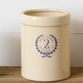 white cottage stoneware canister