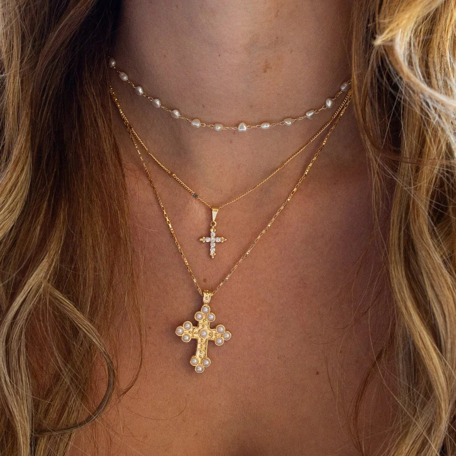 bali cross necklace