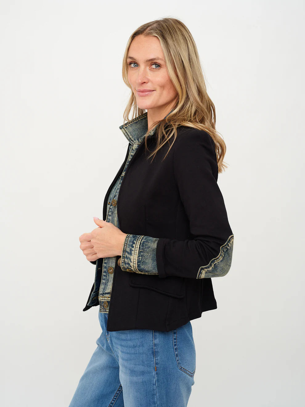 clarissa blazer in black