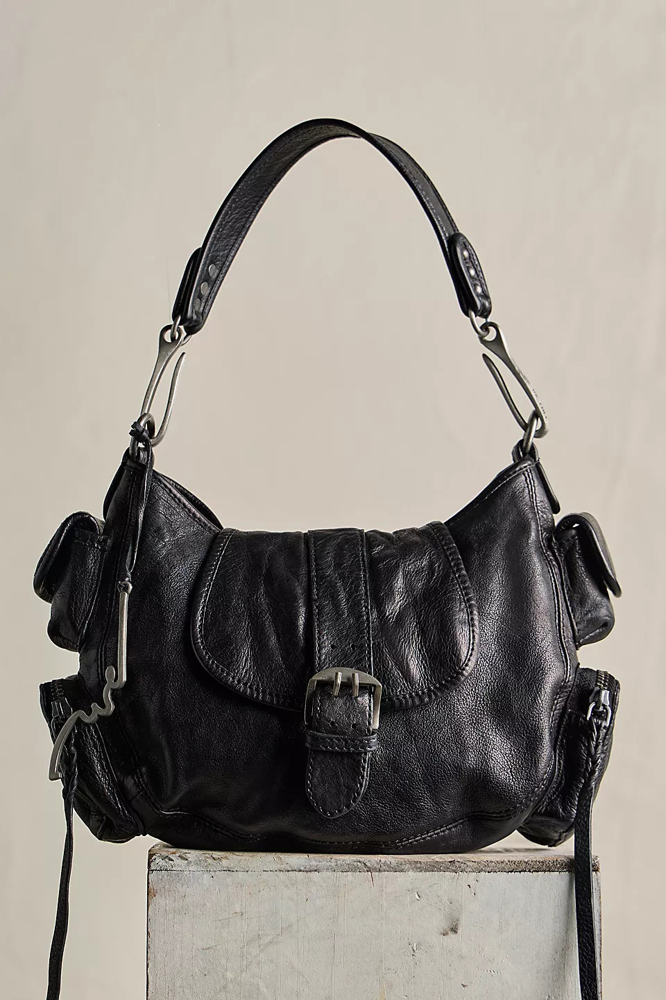 wtf baby asher tote in black