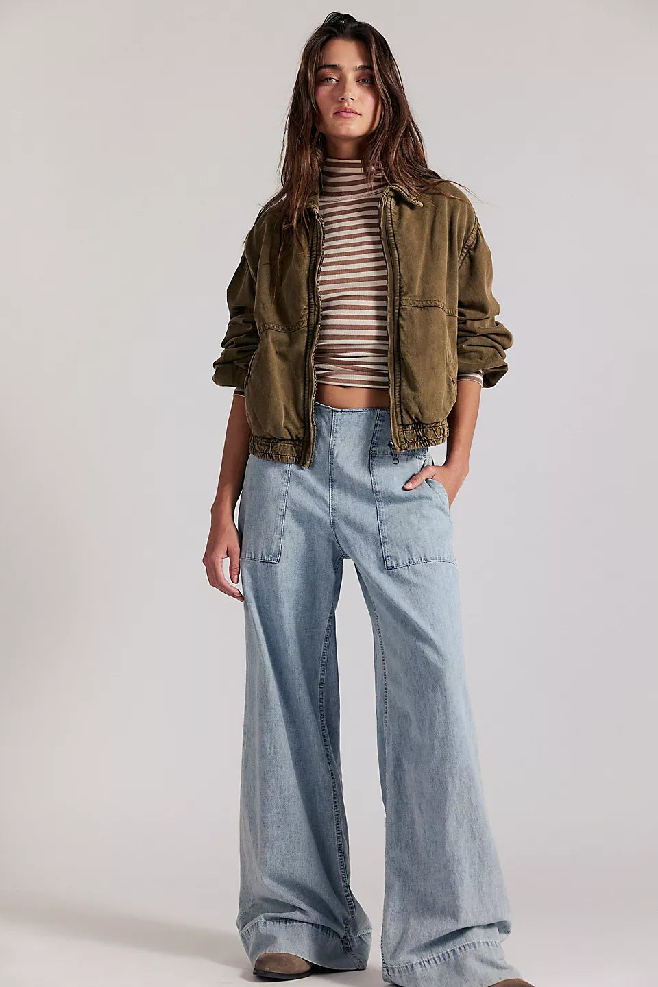 breezy denim pull on in dusk