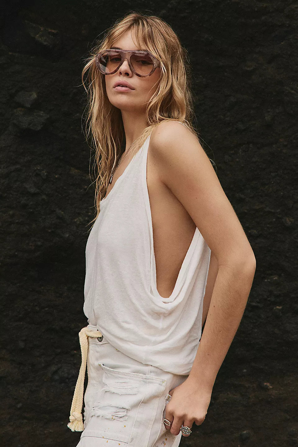 shoreside tank in clean ivory