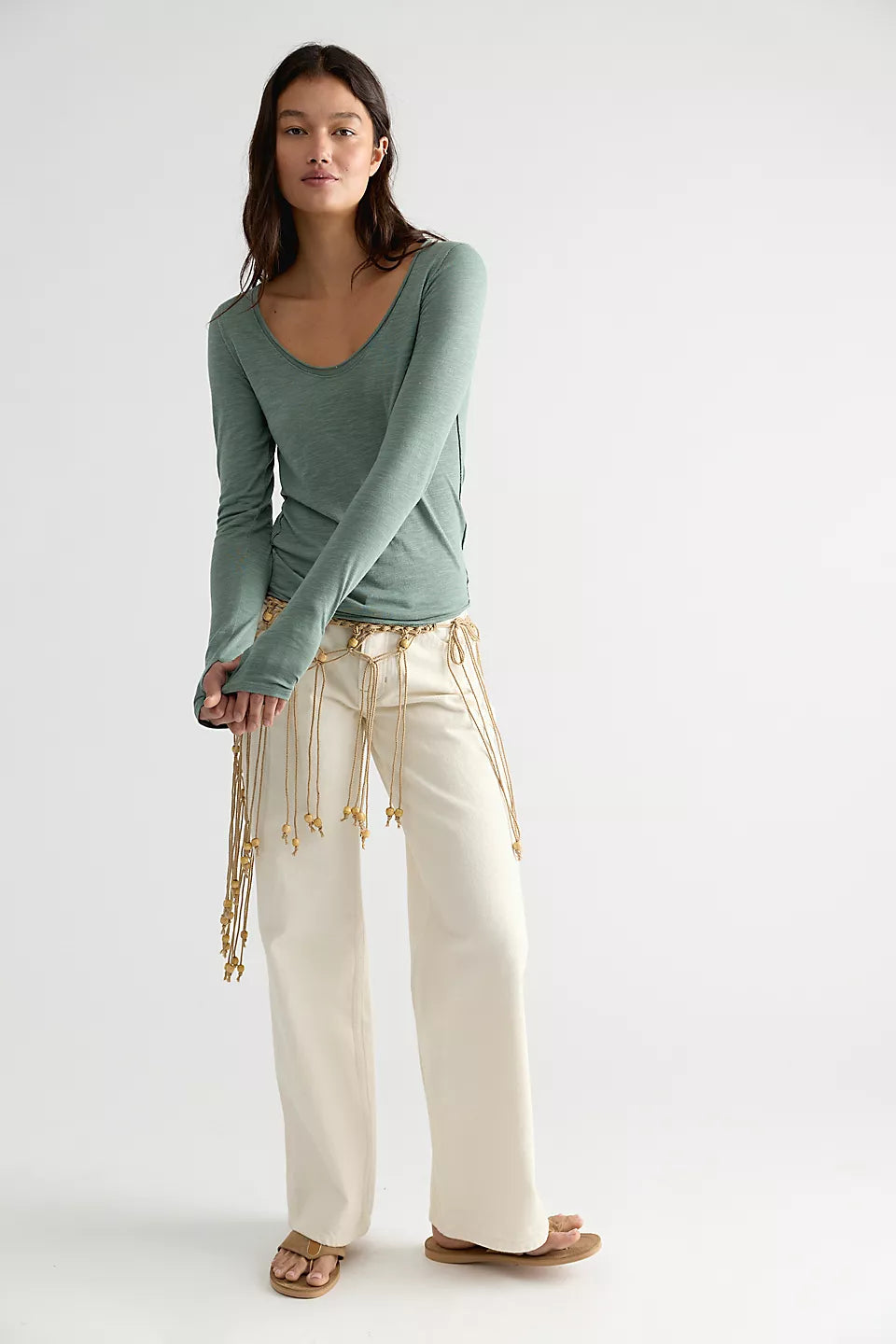 siren long sleeve in olive