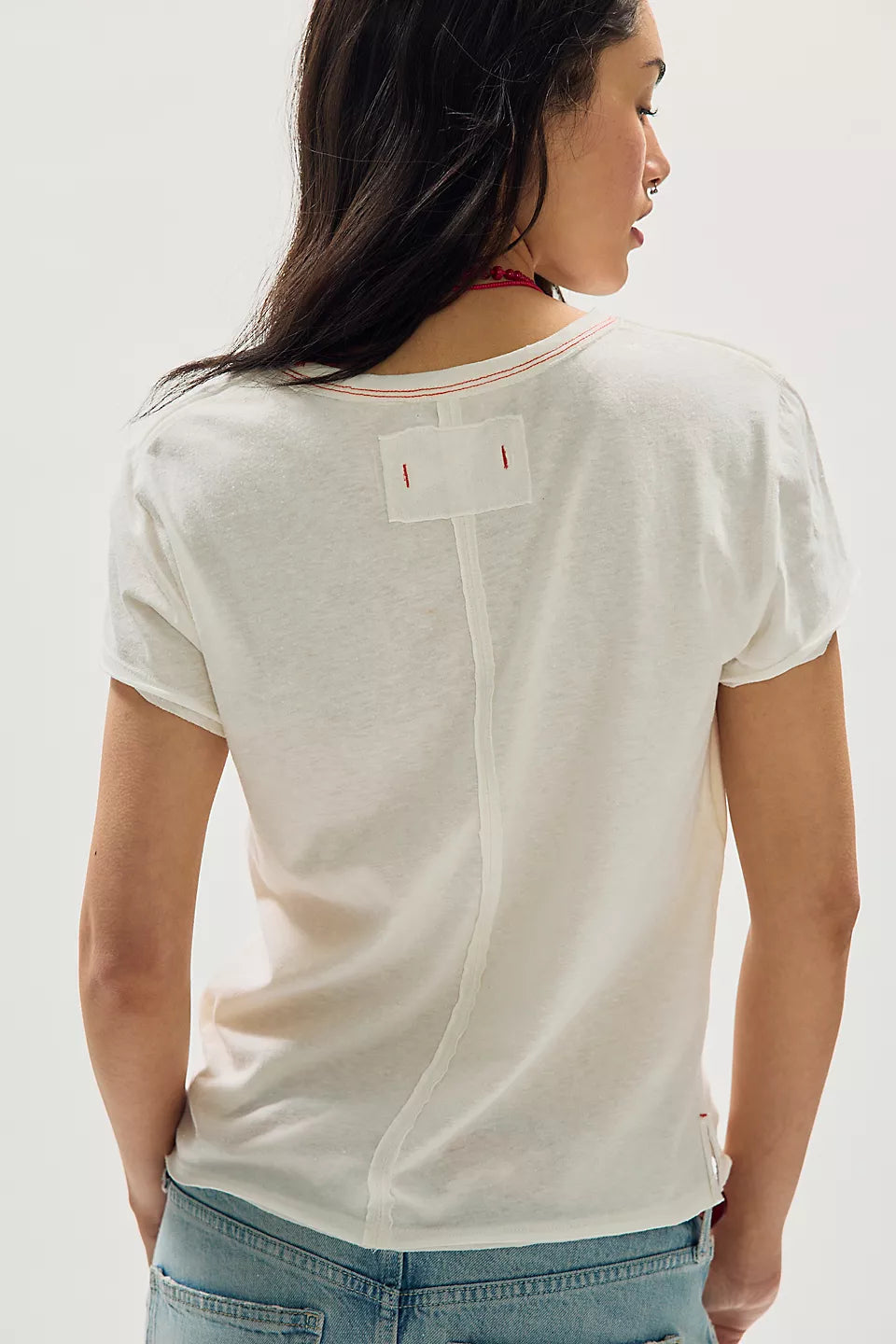 nova tee in cherry combo