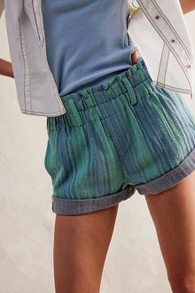  solar flare baja striped shorts