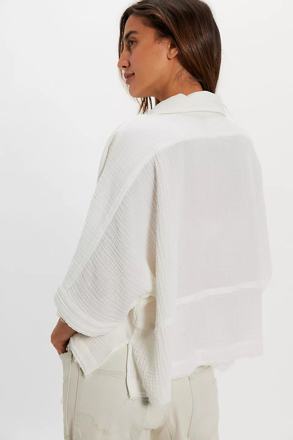 happy days top in clean ivory