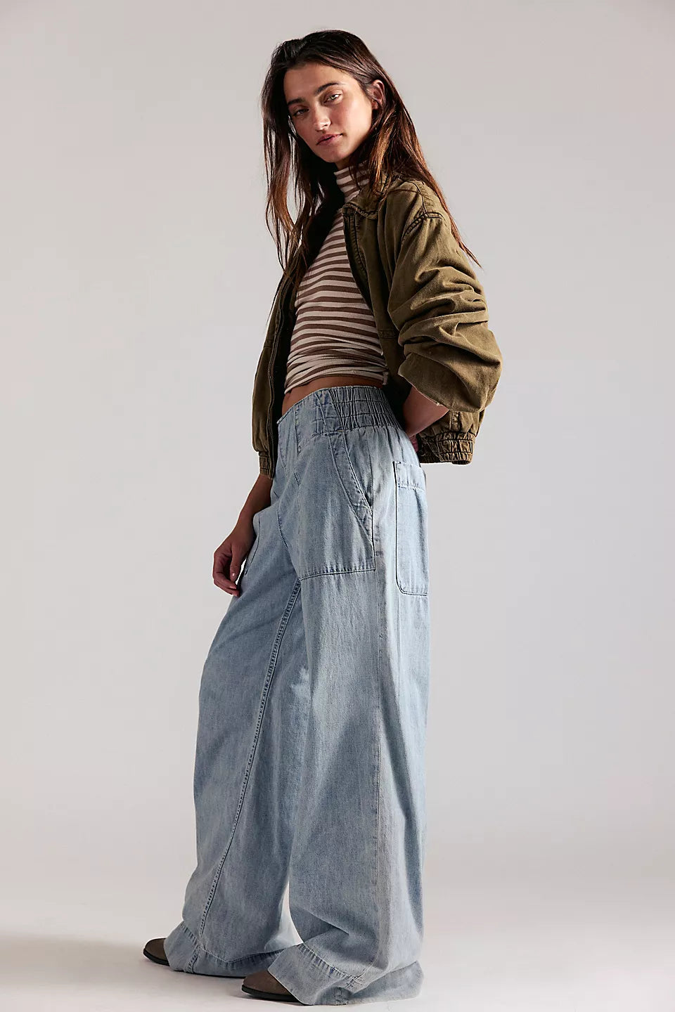 breezy denim pull on in dusk