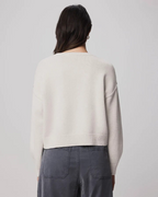 delaney sweater in pale oak heather