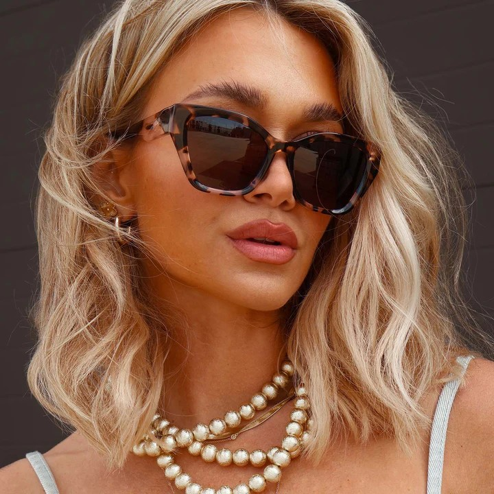 evie in himalayan tortoise + brown polarized