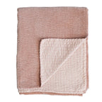 blush velvet kantha blanket