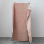 blush velvet kantha blanket