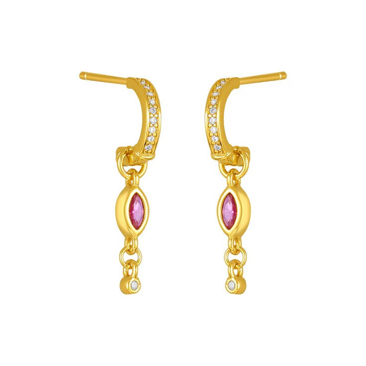 marla huggies in gold