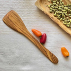 olive wood cooking spatula