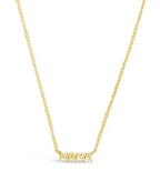 mama necklace in gold vermeil