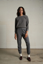 ziggy crew in charcoal