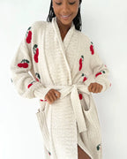 pomona fuzzy cherry robe