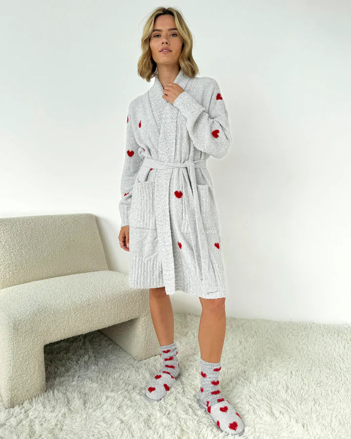 pomona fuzzy hearts robe