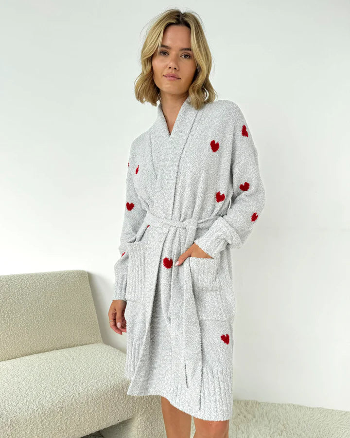 pomona fuzzy hearts robe