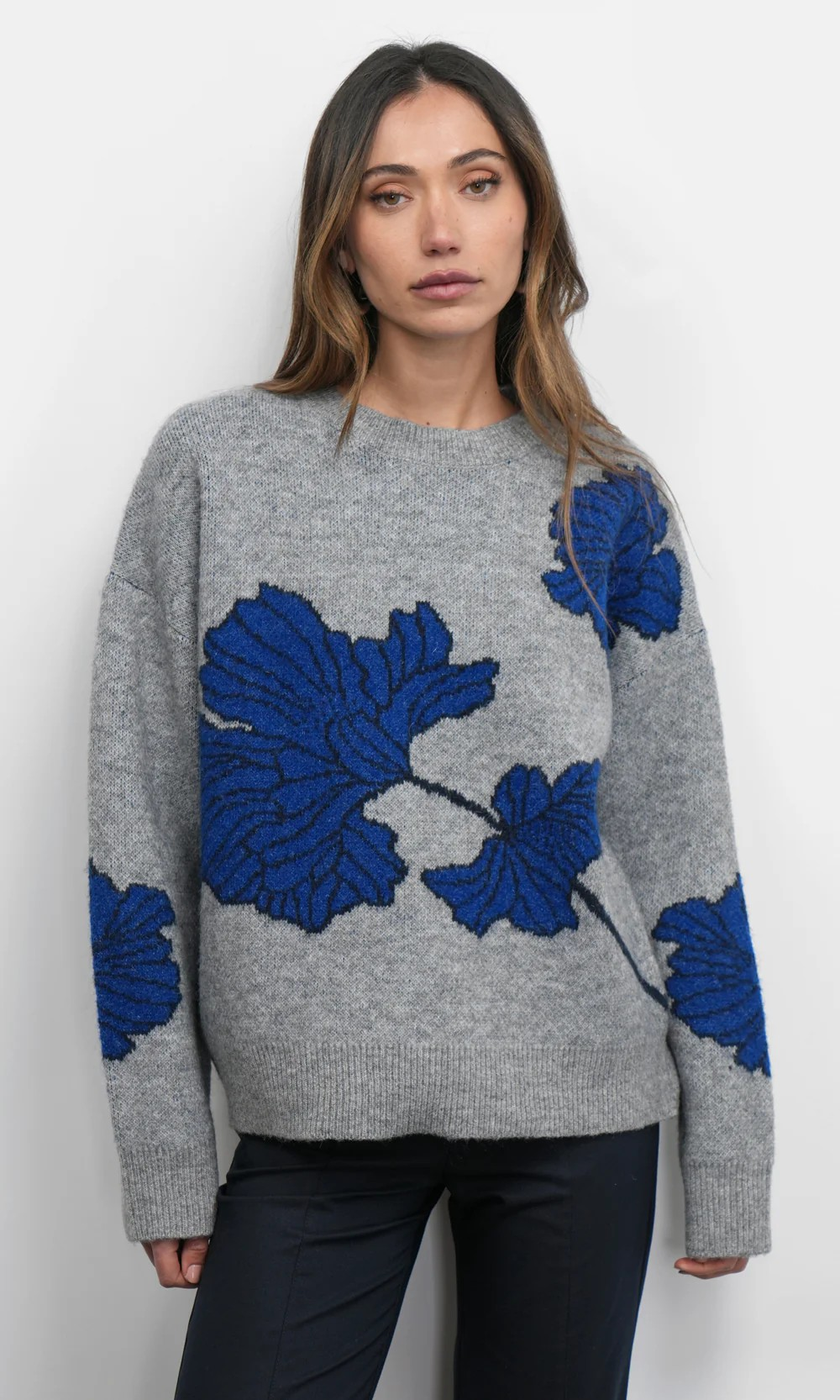 bennett intarsia flower sweater