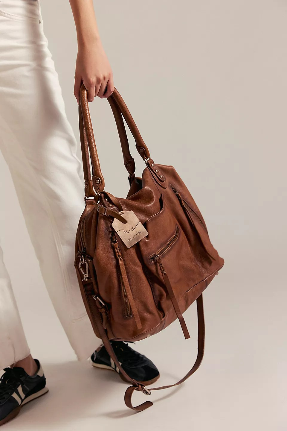 emerson tote bag in saddle