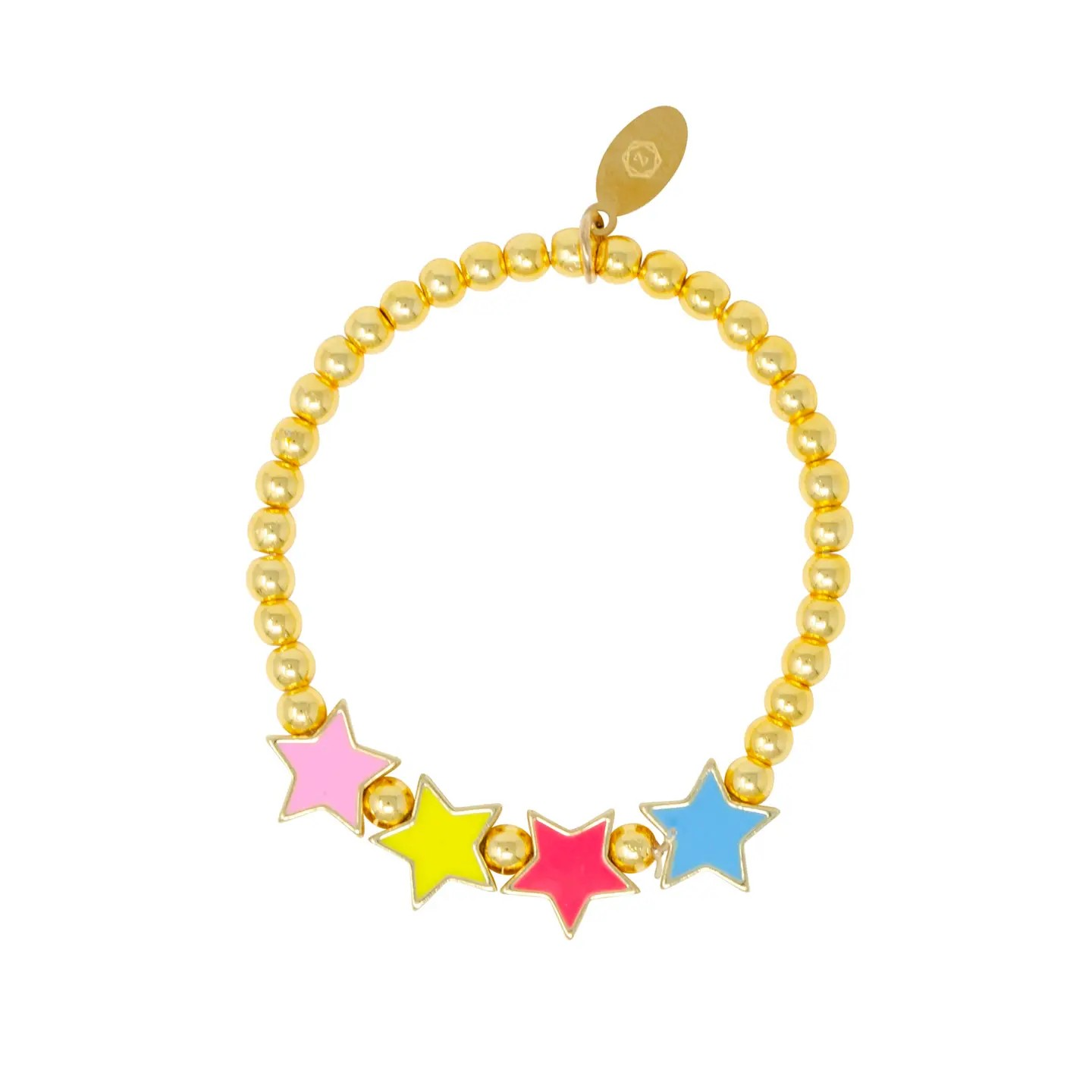 stars + hearts elastic bracelets