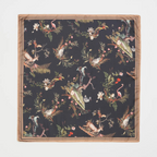 wonderland toile square scarf