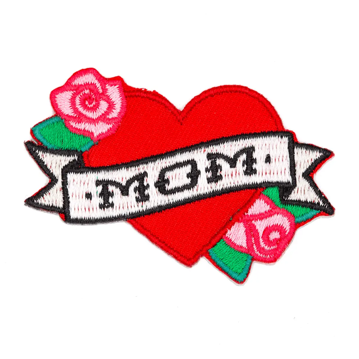 mom tattoo embroidered iron on patch
