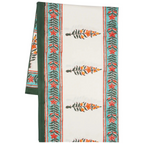 marigold block print tablecloth