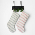 pinstripe stocking in green