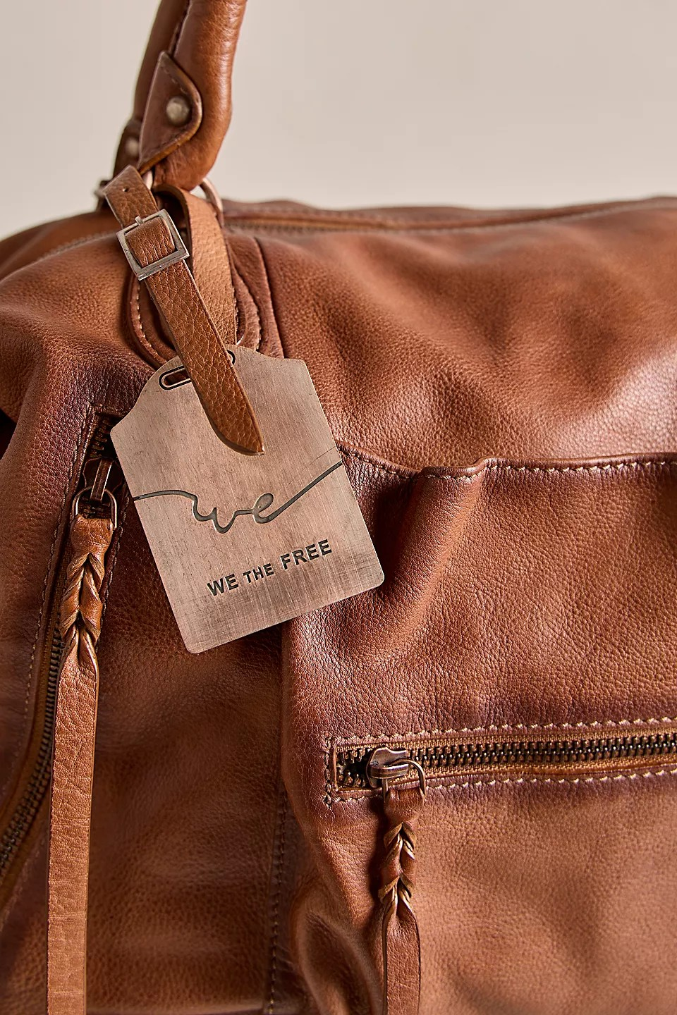 emerson tote bag in saddle