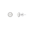 margaux pearl studs - silver