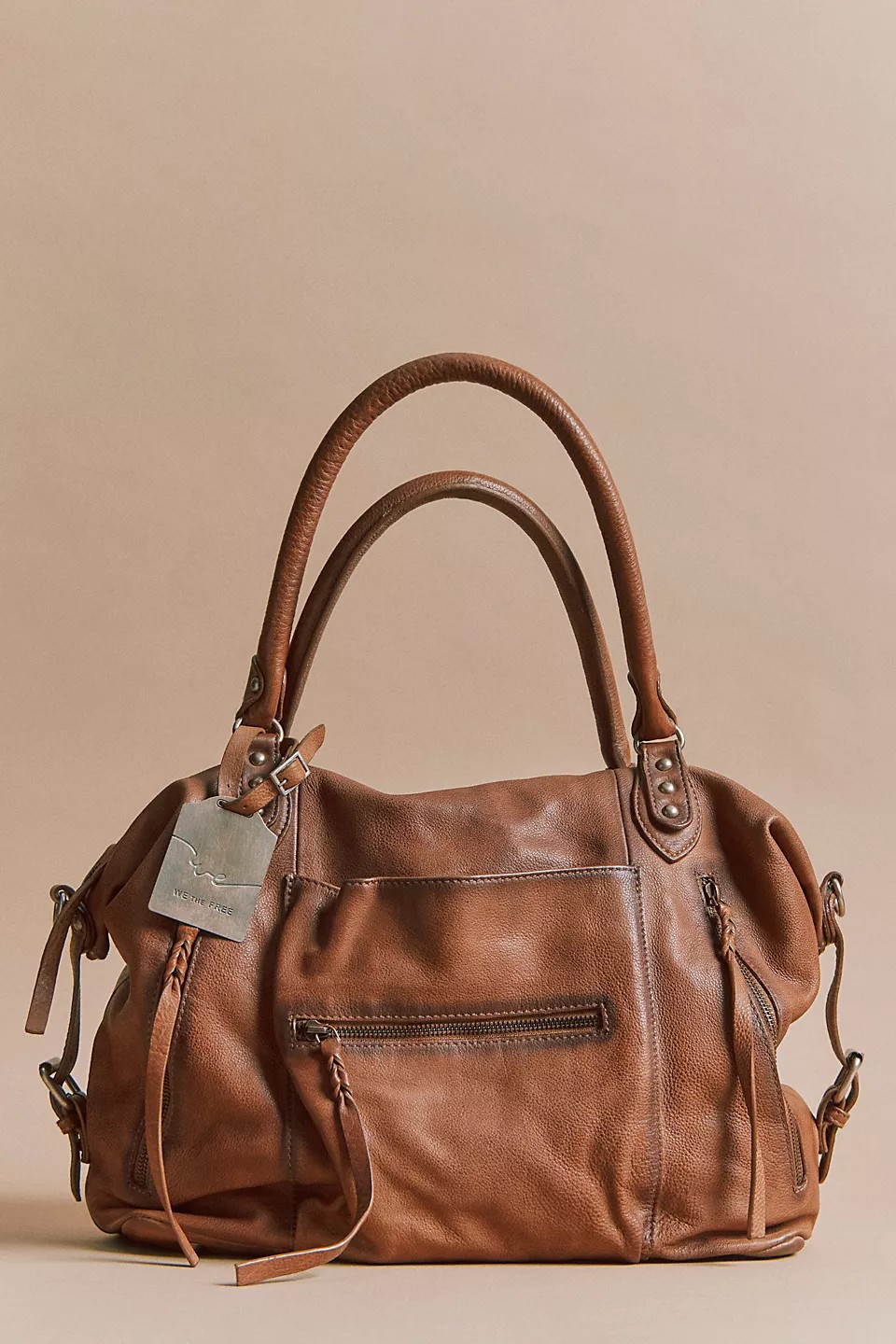 emerson tote bag in saddle