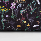 wilderness black cosmetic pouch