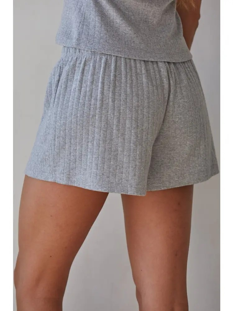 knit pointelle sleep set