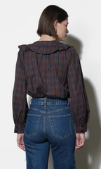 krista peter pan collar blouse